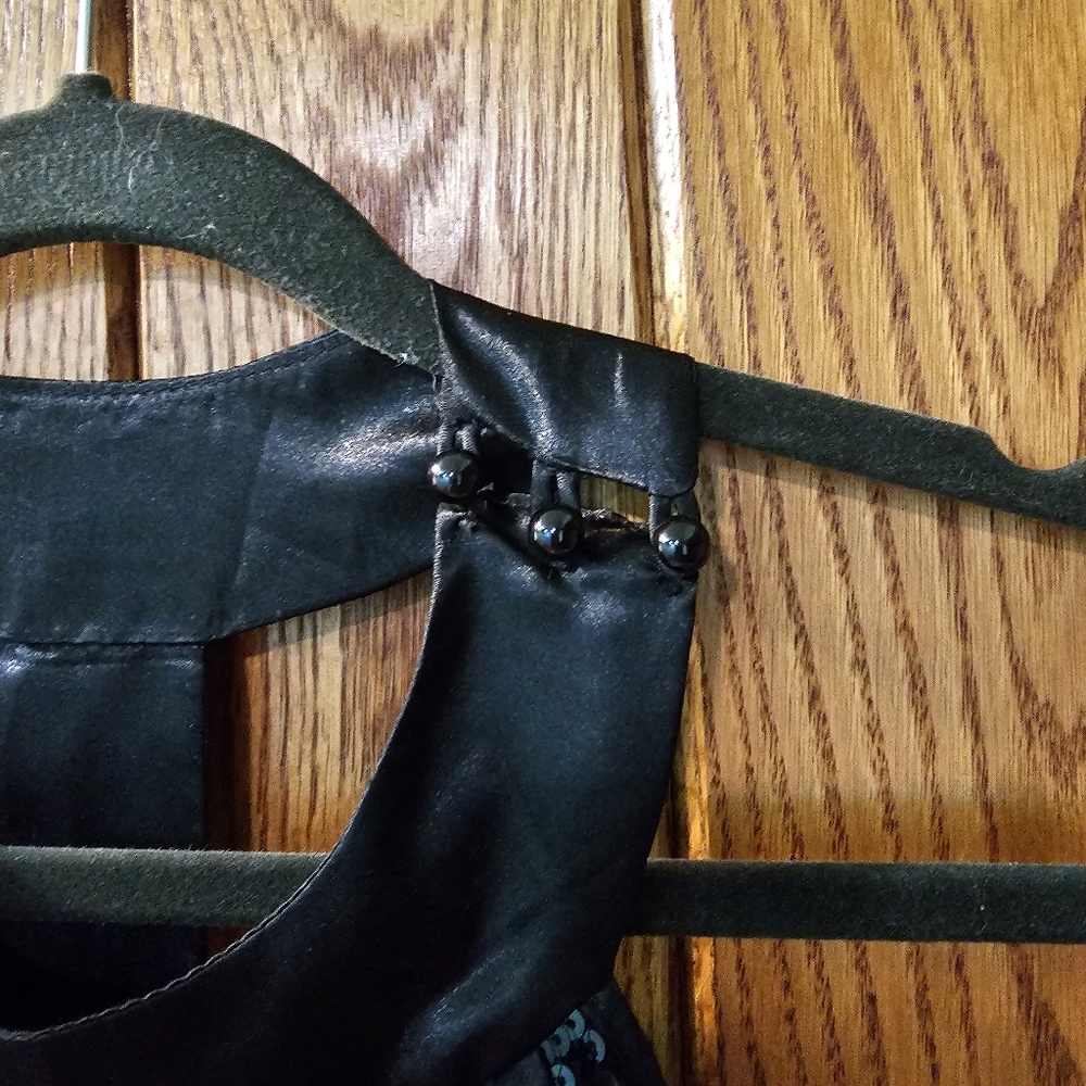 Black Sequim Mini Dress - Picture 3 of 9